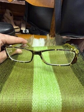 😍La Matta Italian Green Vintage Style Rectangular Reading Glasses